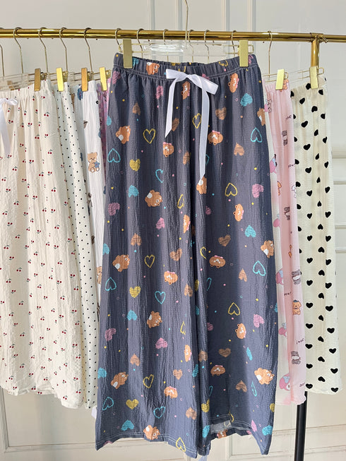 Summer Cute Printed Loose Pyjamas
